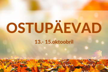 Kauplustes on ostupäevad!